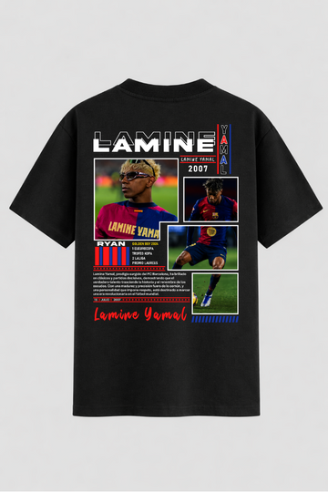 Camiseta Oversized Lamine Yamal Star da Espanha Oficial