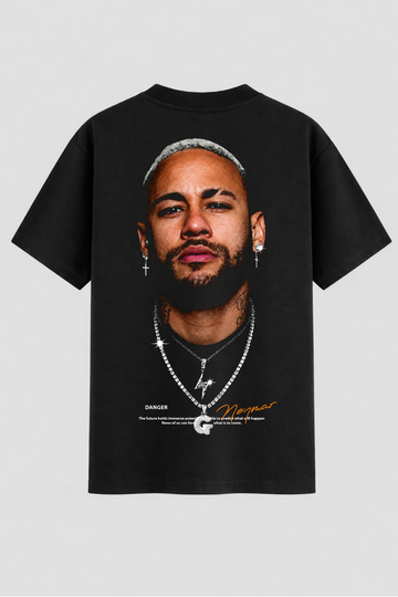 Camiseta Oversized Star Menino Ney Neymar o Rei
