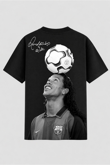 Camiseta Oversized Legend Ronaldinho Gaucho, o Bruxo!