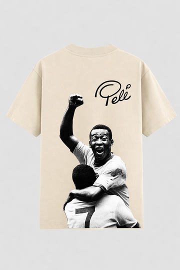Camiseta Oversized Legend Rei Pelé, o Lendario Rei do Futebol