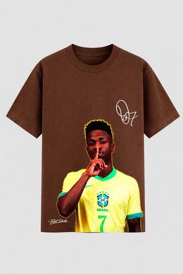 Camiseta Oversized Star Vini Jr Copa do Mundo